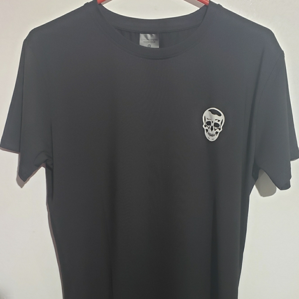 XL GYMRREAPERS Black With Skull T Shirt